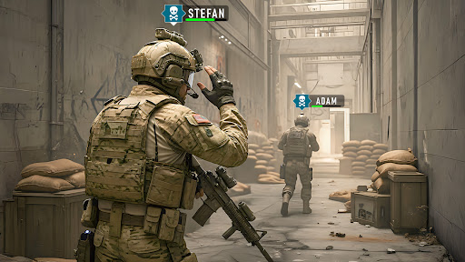 Fps Komando Silah Oyunlar 3D ekran görüntüsü