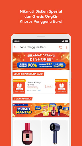 Shopee Indonesia ekran görüntüsü