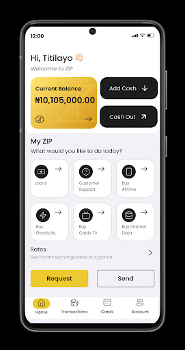 ZIP Cash App ekran görüntüsü
