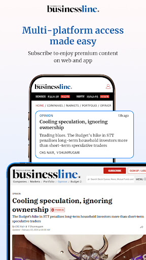 The Hindu Businessline News ekran görüntüsü