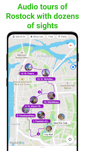 Rostock Tour Guide:SmartGuide ekran görüntüsü