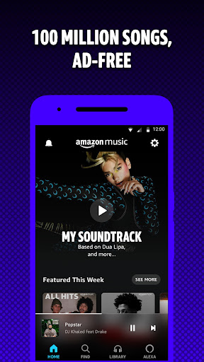 Amazon Music ekran görüntüsü