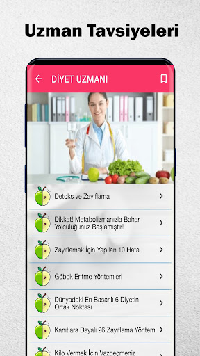 Diyet Listesi ile Zayıflama ekran görüntüsü
