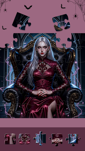 Dark Night Jigsaw Puzzles Game ekran görüntüsü