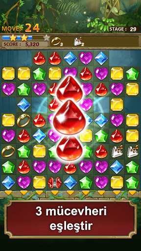 Jewels Jungle : Match 3 Puzzle ekran görüntüsü