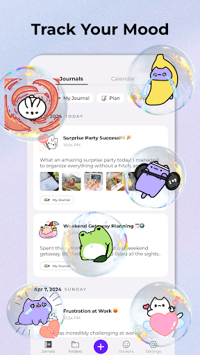 Miuu Note: Cute Diary Journal ekran görüntüsü