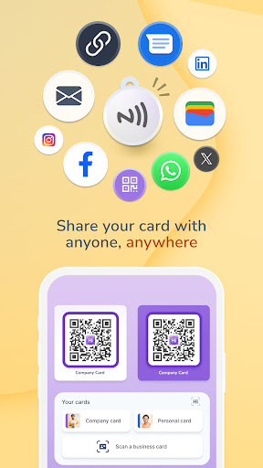 HiHello: Digital Business Card ekran görüntüsü