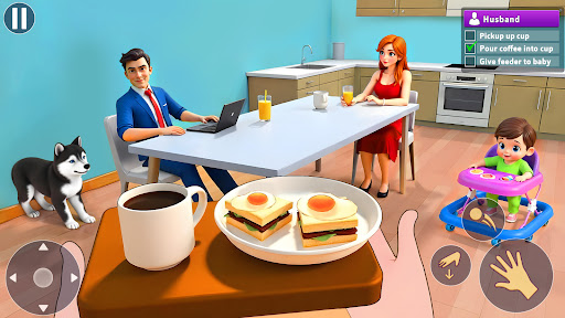Mutlu Anne Simülatörü Oyunu 3D ekran görüntüsü