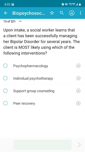 Social Work License Exam Prep ekran görüntüsü