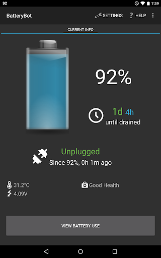BatteryBot Battery Indicator ekran görüntüsü