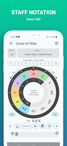 Circle of Fifths of 100+Scales ekran görüntüsü