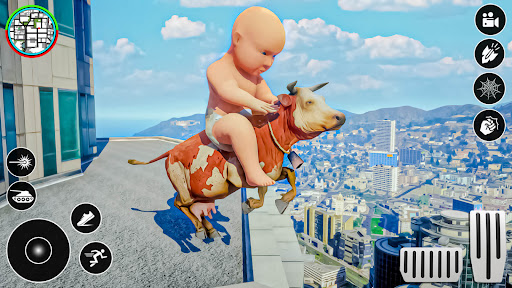 Baby Vice Town Spider Fighting ekran görüntüsü