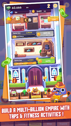 Fit Tycoon - idle clicker game ekran görüntüsü