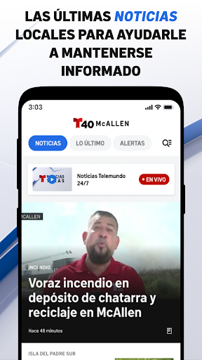 Telemundo 40 McAllen Noticias ekran görüntüsü