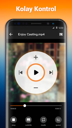 Şuraya yayınla TV: Chromecast ekran görüntüsü