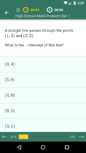 High School Math Practice ekran görüntüsü