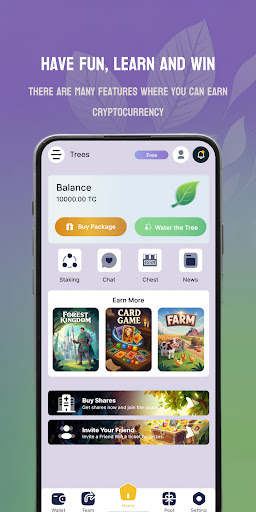 TTcoin Trees - Para Kazanın ekran görüntüsü