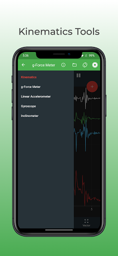 Physics Toolbox Accelerometer ekran görüntüsü
