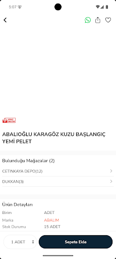 Yılmaz Zahirecilik ekran görüntüsü