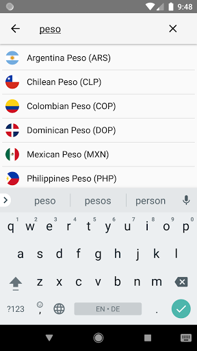 Precios de Divisas - Conversor ekran görüntüsü