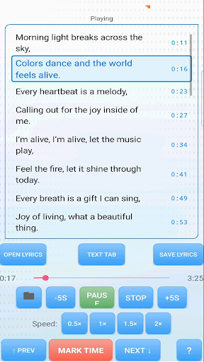 Lyricsync Player Pro ekran görüntüsü