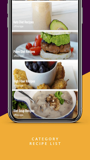 Diet Recipes Offline ekran görüntüsü