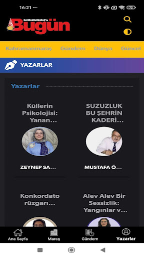 Gazete Bugün ekran görüntüsü