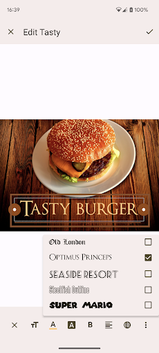 Oojao multi layer photo editor ekran görüntüsü