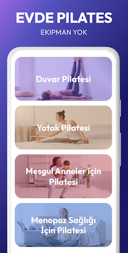Evde Pilates Egzersizi ekran görüntüsü
