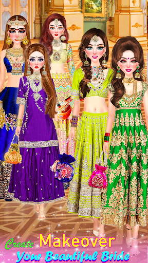 Indian Game Makeup & Dress up ekran görüntüsü