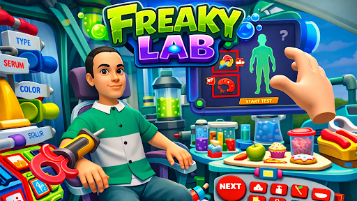 Freaky Lab: Mad Scientist Sim ekran görüntüsü