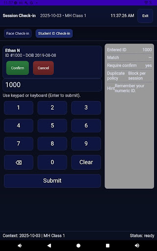 Martial Arts Belt Test Tracker ekran görüntüsü