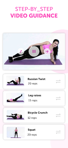 FitHer: Workout for women ekran görüntüsü
