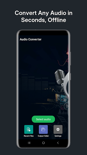 Audio Converter (MP3 AAC OPUS) ekran görüntüsü