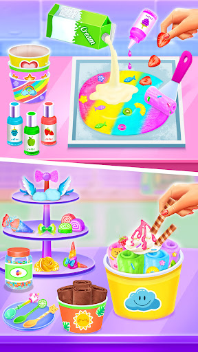 Ice Cream Cone-Ice Cream Games ekran görüntüsü