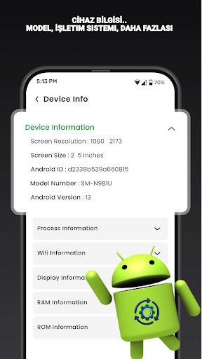 Telefon Yazılım Güncelleme App ekran görüntüsü