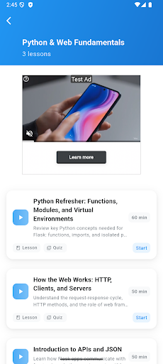 Learn Flask ekran görüntüsü