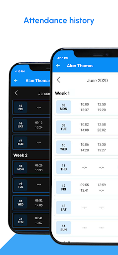 Attendance App ekran görüntüsü