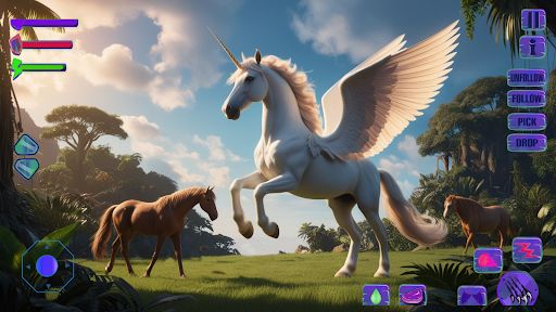 Uçan Tek Boynuzlu Pony Oyunum ekran görüntüsü