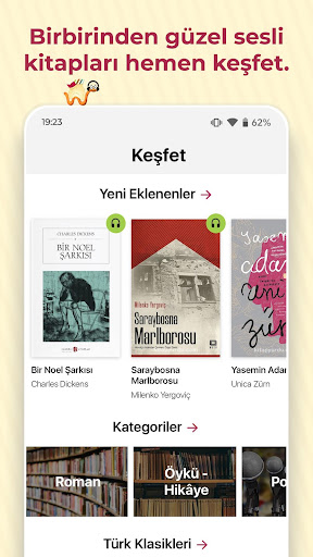 Kitapyurdu Sesli Kitap ekran görüntüsü
