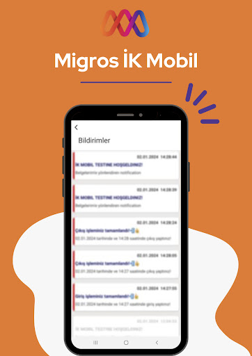 Migros İK Mobil ekran görüntüsü