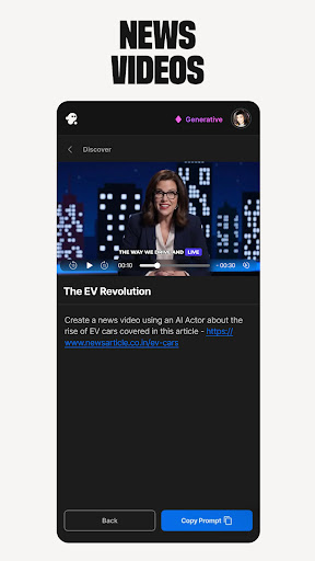 invideo AI: AI Video Generator ekran görüntüsü