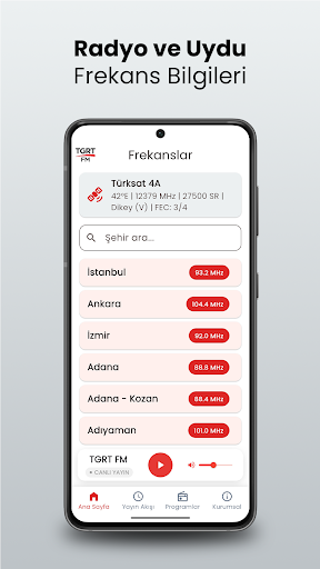 TGRT FM ekran görüntüsü