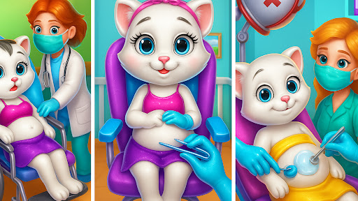 Pregnant Kitty Newborn Care ekran görüntüsü