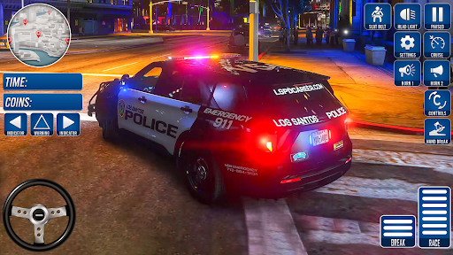 US Police Cop Car Driving 2025 ekran görüntüsü