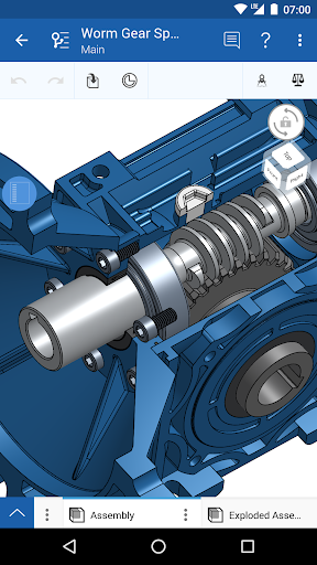 Onshape 3D CAD ekran görüntüsü
