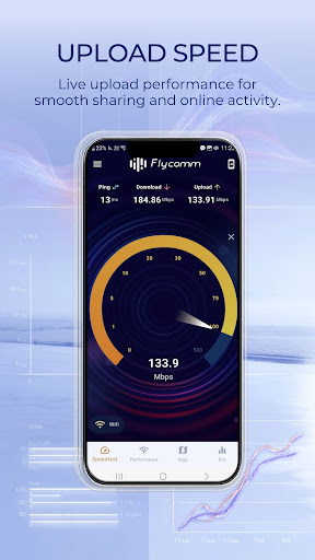 Internet Speed Test by Flycomm ekran görüntüsü