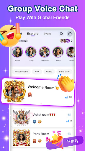 Achat- Global Voice Chat ekran görüntüsü