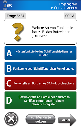 Funkbetriebszeugnis SRC ekran görüntüsü