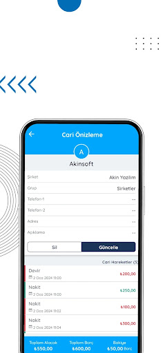 AKINSOFT CariTakip ekran görüntüsü